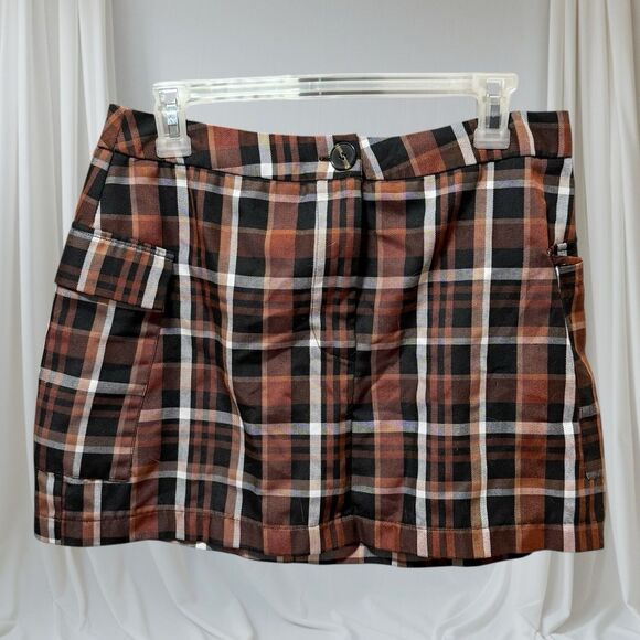 Forever 21 Skirt Size Large Plaid Pleated Schoolgirl - Picture 1 of 6